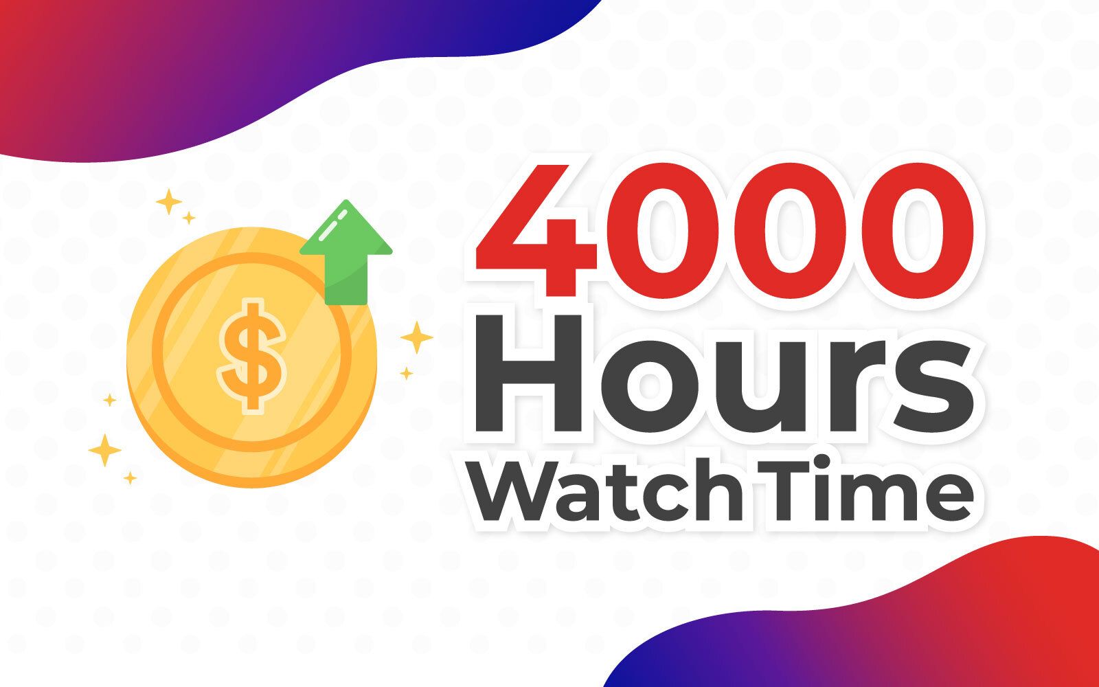 26129I will Provide 500+ YouTube Watchtime HQ & Non Drop